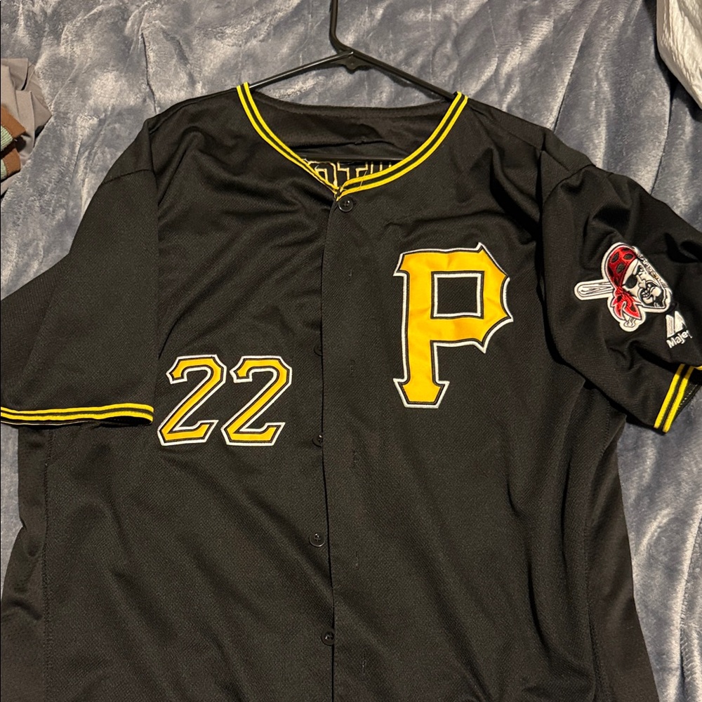MLB Black and Yellow Jersey